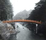 Sacred bridge of Nikko before the 1902 flood