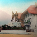 Statue of Horace-Benedict da Saussure in Chamonix